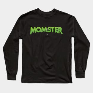 Halloween Family Couple Matching Funny Mom Momster Monster Long Sleeve T-Shirt